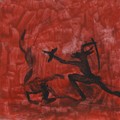 Gilles de Rais, 2005, acrylic painting on fibreboard, 25 x 25 cm