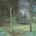 Forest Early Evening, 2004, acrylic painting on canvas, 130 x 175 cm