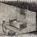 From "Dreams" serie, 2001, pencil and ballpen drawing on paper, 25 x 30,5 cm
