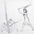 From "Investigation" serie, 2006, pencil drawing on paper, 25 x 30,5 cm