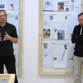 Otevření výstavy 20. března 2013. Petr Ingerle a Miloslav Vojtíšek (S.d.Ch.).