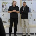 Otevření výstavy 20. března 2013. Petr Ingerle a Miloslav Vojtíšek (S.d.Ch.).
