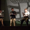 Filip Minajev, Lukáš Aki Houdek a Ivan Mečl (divadelní představení v Národní galerii Perly | theatre perfoermance at Perla's National Gallery)