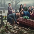 Burial, oil on canvas, 280x200 cm, 2012